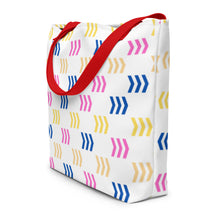 Load image into Gallery viewer, ARROWS All-Over Print Large Tote Bag
