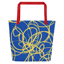 Load image into Gallery viewer, MODERN ART All-Over Print Large Tote Bag