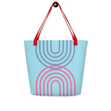 Load image into Gallery viewer, METRO All-Over Print Large Tote Bag