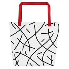 Load image into Gallery viewer, VOGUE All-Over Print Large Tote Bag