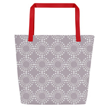 Load image into Gallery viewer, MODERN CIRCLES All-Over Print Large Tote Bag