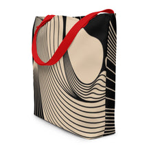 Load image into Gallery viewer, MODERN WAVE All-Over Print Large Tote Bag