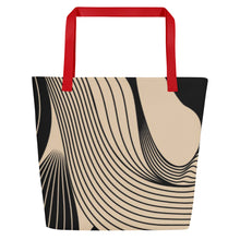 Load image into Gallery viewer, MODERN WAVE All-Over Print Large Tote Bag