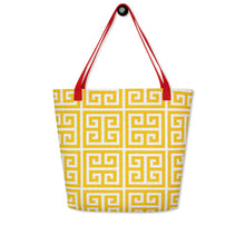 Load image into Gallery viewer, BRIGHT DAY All-Over Print Large Tote Bag