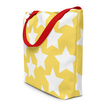 Load image into Gallery viewer, STARS All-Over Print Large Tote Bag