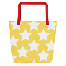Load image into Gallery viewer, STARS All-Over Print Large Tote Bag