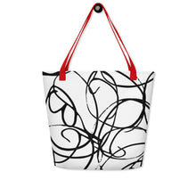 Load image into Gallery viewer, MODERN ART All-Over Print Large Tote Bag