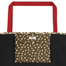 Load image into Gallery viewer, ANIMAL PRINT All-Over Print Large Tote Bag