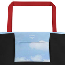 Load image into Gallery viewer, BLUE SKIES All-Over Print Large Tote Bag