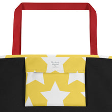 Load image into Gallery viewer, STARS All-Over Print Large Tote Bag