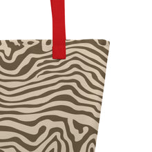 Load image into Gallery viewer, ANIMAL PRINT All-Over Print Large Tote Bag