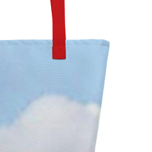 Load image into Gallery viewer, BLUE SKIES All-Over Print Large Tote Bag