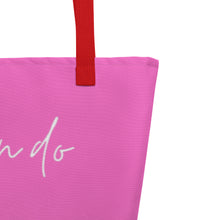 Load image into Gallery viewer, YOU CAN DO ALL THINGS All-Over Print Large Tote Bag
