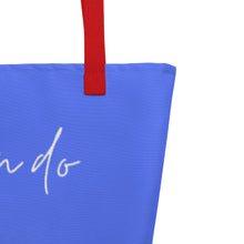 Load image into Gallery viewer, YOU CAN DO ALL THINGS All-Over Print Large Tote Bag