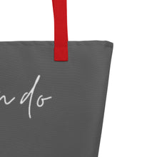 Load image into Gallery viewer, YOU CAN DO ALL THINGS All-Over Print Large Tote Bag