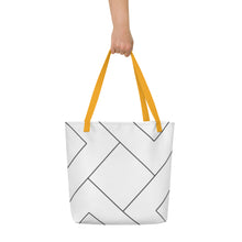Load image into Gallery viewer, MODERN LINES All-Over Print Large Tote Bag