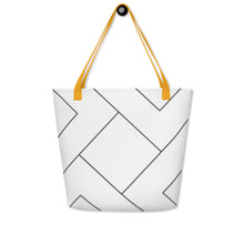 Load image into Gallery viewer, MODERN LINES All-Over Print Large Tote Bag