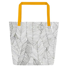 Load image into Gallery viewer, BANANA LEAF All-Over Print Large Tote Bag