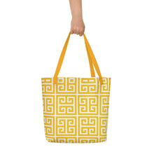 Load image into Gallery viewer, BRIGHT DAY All-Over Print Large Tote Bag