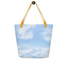 Load image into Gallery viewer, BLUE SKIES All-Over Print Large Tote Bag