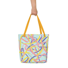 Load image into Gallery viewer, CELEBRATE THE DAY Large Tote Bag