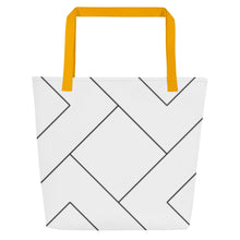 Load image into Gallery viewer, MODERN LINES All-Over Print Large Tote Bag