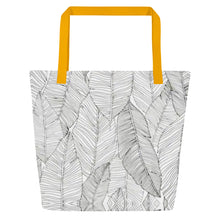 Load image into Gallery viewer, BANANA LEAF All-Over Print Large Tote Bag