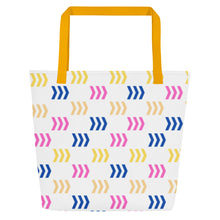 Load image into Gallery viewer, ARROWS All-Over Print Large Tote Bag