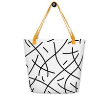 Load image into Gallery viewer, VOGUE All-Over Print Large Tote Bag