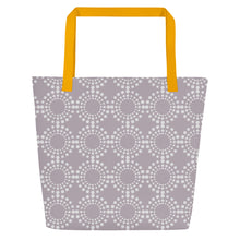 Load image into Gallery viewer, MODERN CIRCLES All-Over Print Large Tote Bag