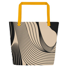 Load image into Gallery viewer, MODERN WAVE All-Over Print Large Tote Bag
