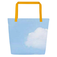 Load image into Gallery viewer, BLUE SKIES All-Over Print Large Tote Bag
