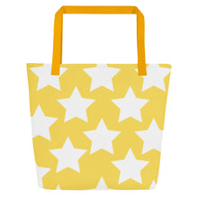 Load image into Gallery viewer, STARS All-Over Print Large Tote Bag