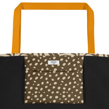Load image into Gallery viewer, ANIMAL PRINT All-Over Print Large Tote Bag