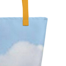 Load image into Gallery viewer, BLUE SKIES All-Over Print Large Tote Bag