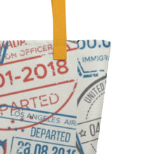 Load image into Gallery viewer, TRAVEL All-Over Print Large Tote Bag
