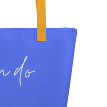 Load image into Gallery viewer, YOU CAN DO ALL THINGS All-Over Print Large Tote Bag