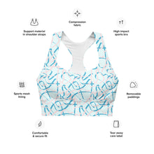 Load image into Gallery viewer, MODERN ART Longline sports bra