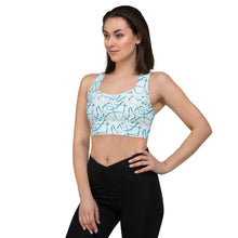 Load image into Gallery viewer, MODERN ART Longline sports bra