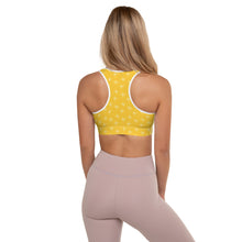 Load image into Gallery viewer, GOLD STARS Padded Sports Bra