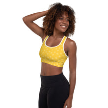 Load image into Gallery viewer, GOLD STARS Padded Sports Bra