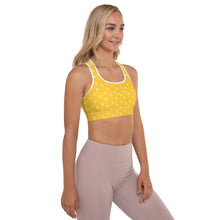 Load image into Gallery viewer, GOLD STARS Padded Sports Bra