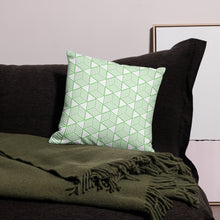 Load image into Gallery viewer, Mod Geo Green Pillow