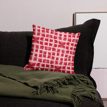 Load image into Gallery viewer, Love Letters Red Print Pillow