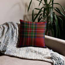Load image into Gallery viewer, Red Tartan Pillow