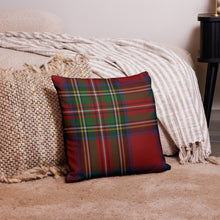 Load image into Gallery viewer, Red Tartan Pillow