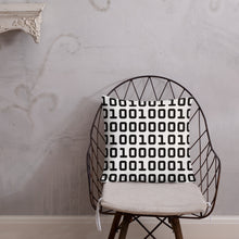 Load image into Gallery viewer, Code Black And White Modern Pillow