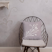 Load image into Gallery viewer, Modern Art Gray And White Fusion Pillow