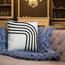 Load image into Gallery viewer, MODERN BLACK Premium Pillow
