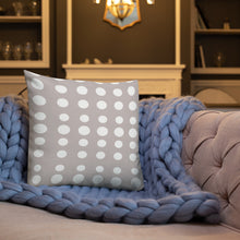 Load image into Gallery viewer, Taupe Dots Pillow
